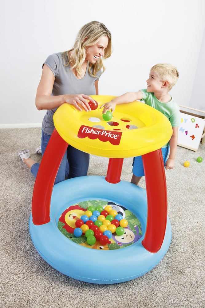 Pripučiamas baseinas vaikams su kamuoliukais Fisher-Price, Bestway 93541