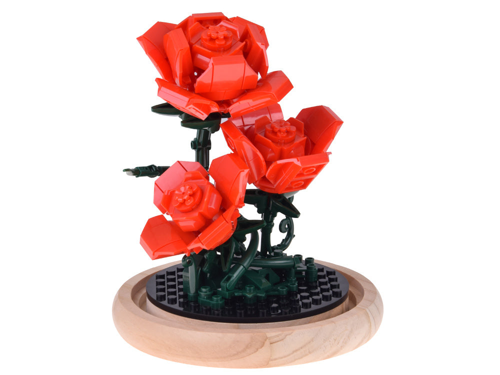 Konstruktoriaus rinkinys “Rožės kupole: su LED apšvietimu 219 el.