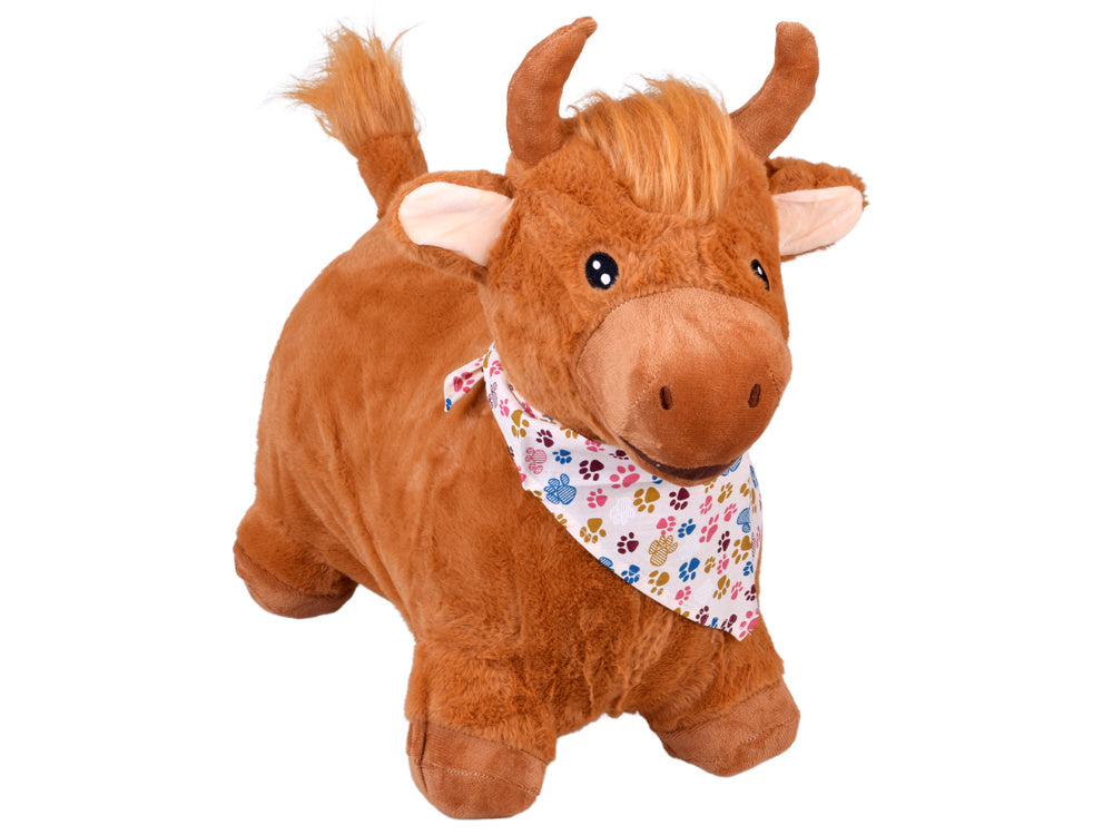 Pripučiamas šokliukas jautis su skarele