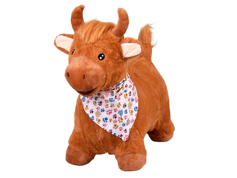 Pripučiamas šokliukas jautis su skarele