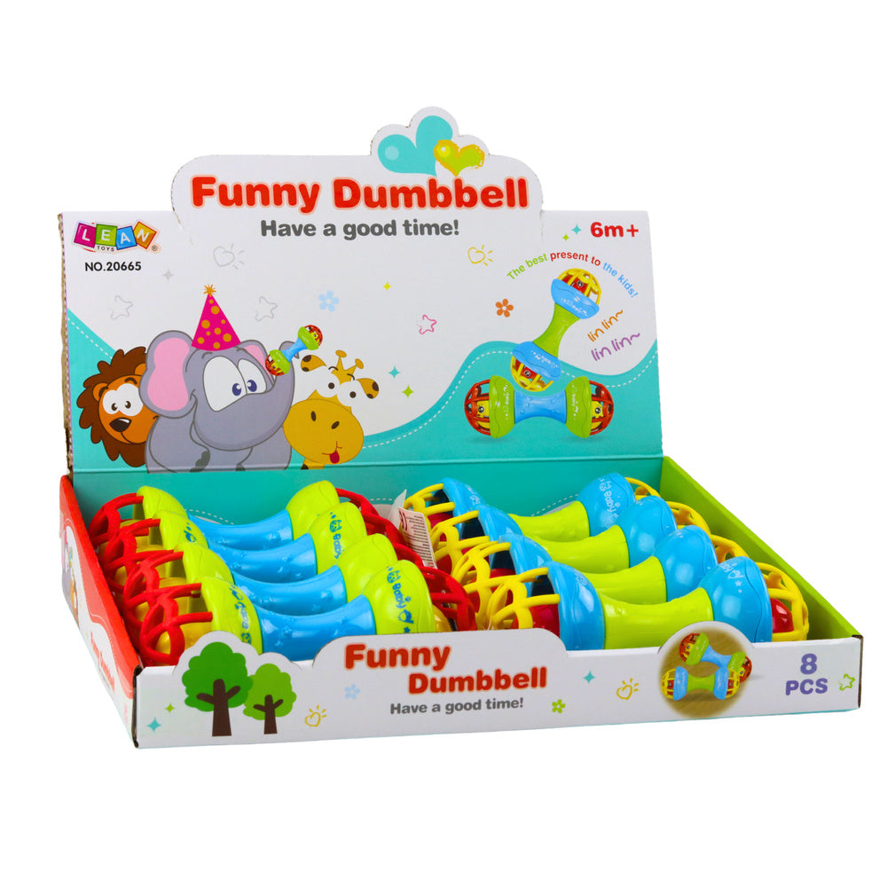 Barškutis kramtukas  vaikams „Hantelek“