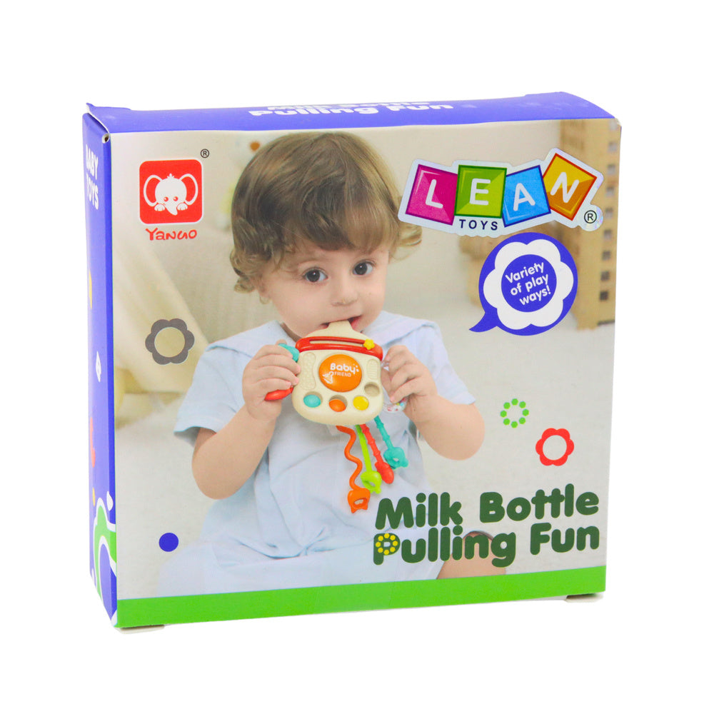 Sensorinis barškutis vaikams 3in1 „Buteliukas“