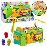 Interaktyvus edukacinis krokodilas su garsais