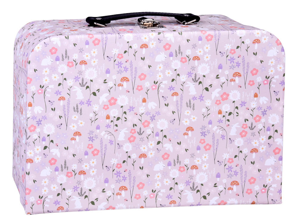 Lėlių namelis užrakinamame lagaminėlyje su priedais, FLOWER