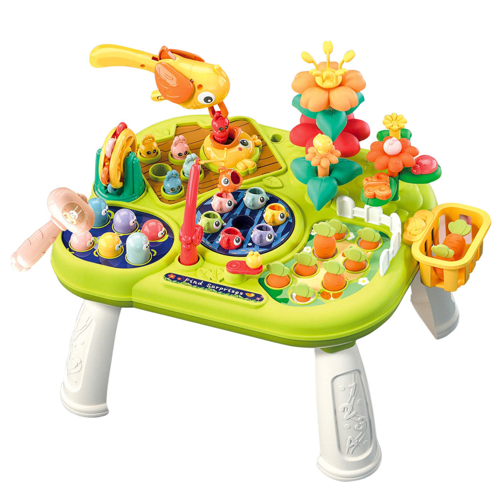 Daugiafunkcinis interaktyvus stalas vaikams, žalias