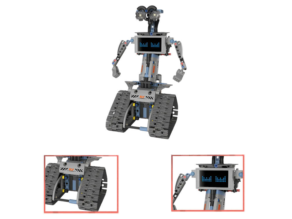 Statybinis konstruktorius „Robotas“ valdomas RC pultu 5in1