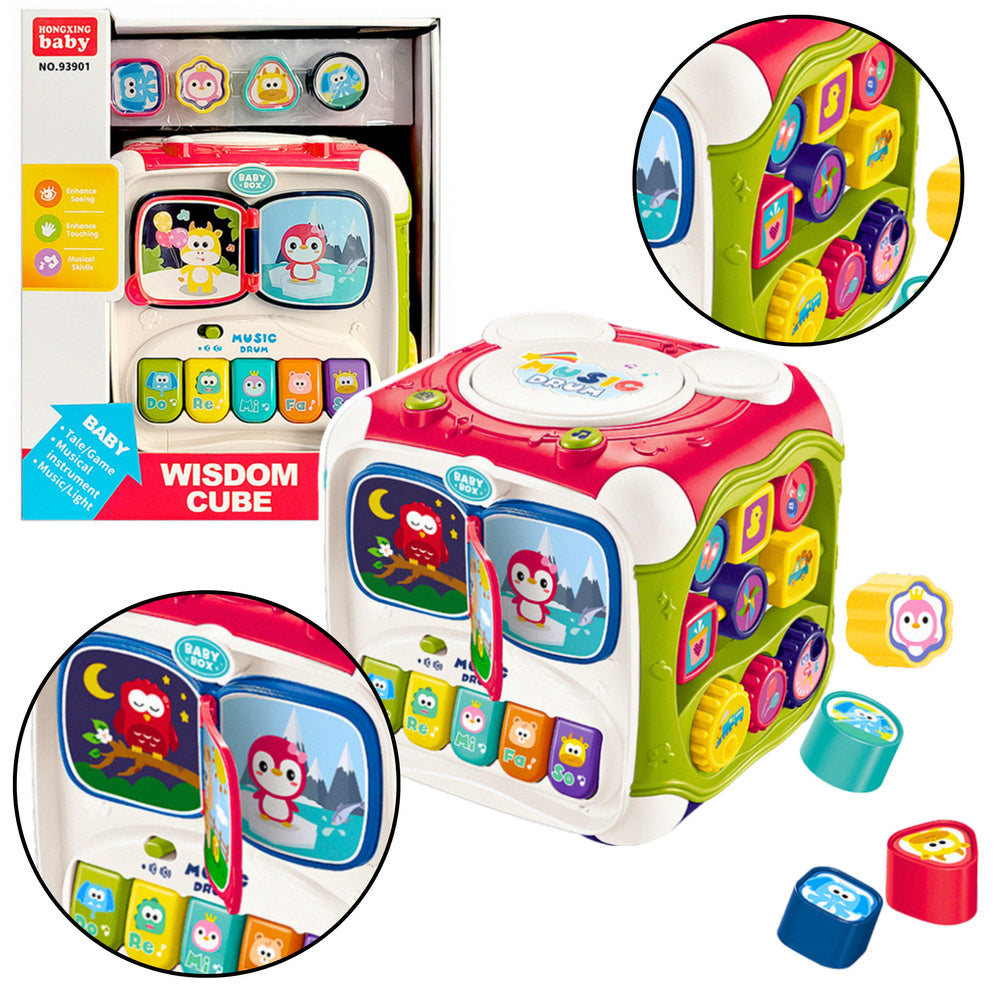 Didelis daugiafunkcinis kubas su rūšiuokliu