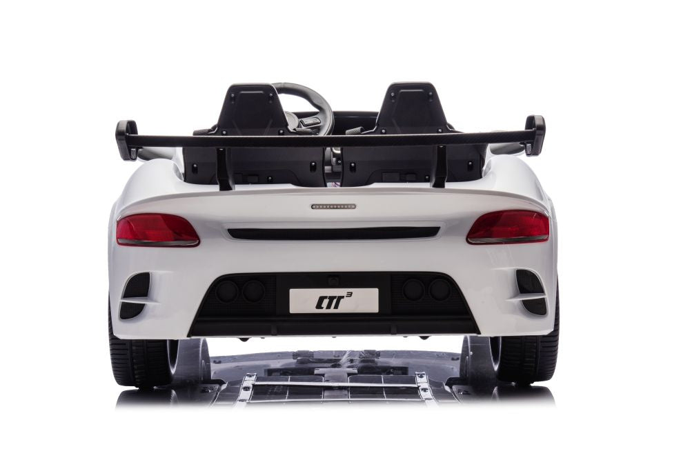 Dvivietis elektromobilis vaikams S322 4x4, baltas