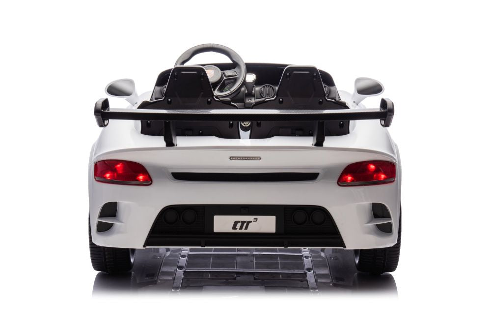 Dvivietis elektromobilis vaikams S322 4x4, baltas