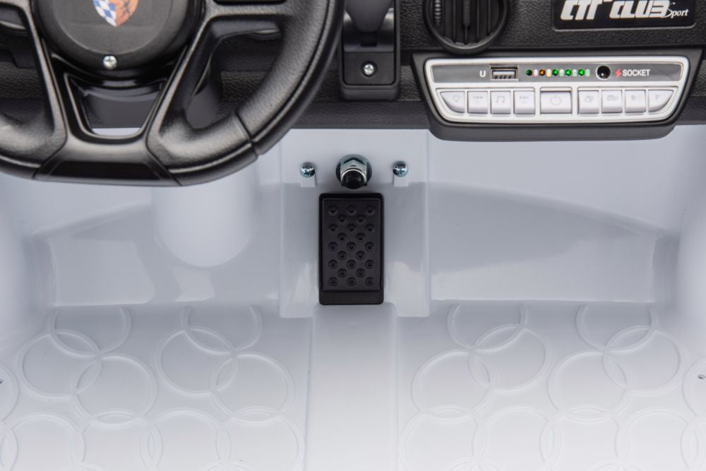 Dvivietis elektromobilis vaikams S322 4x4, baltas