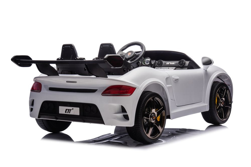 Dvivietis elektromobilis vaikams S322 4x4, baltas