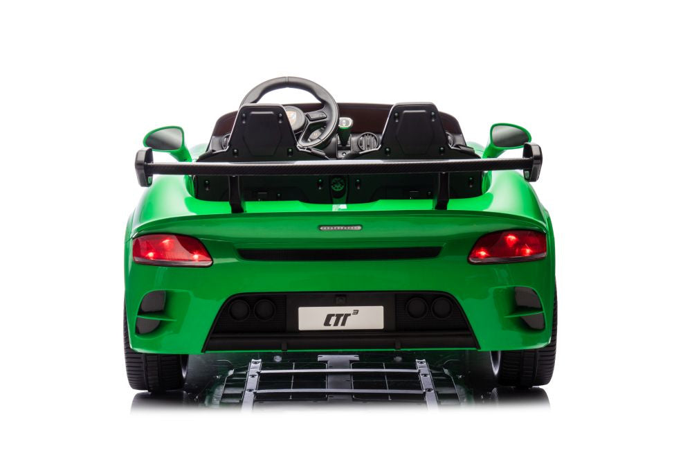 Dvivietis elektromobilis vaikams S322 4x4, žalias