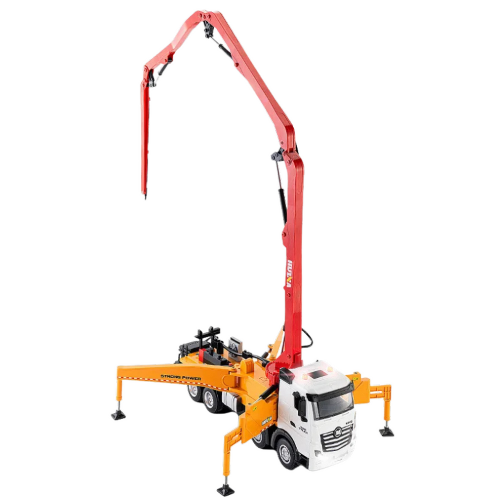 Nuotoliniu būdu valdomas sunkvežimis su betono siurbliu Huina 1:18