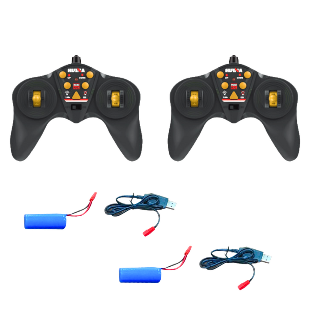 Nuotoliniu būdu valdomas buldozerio ir savivarčio rinkinys 2in1