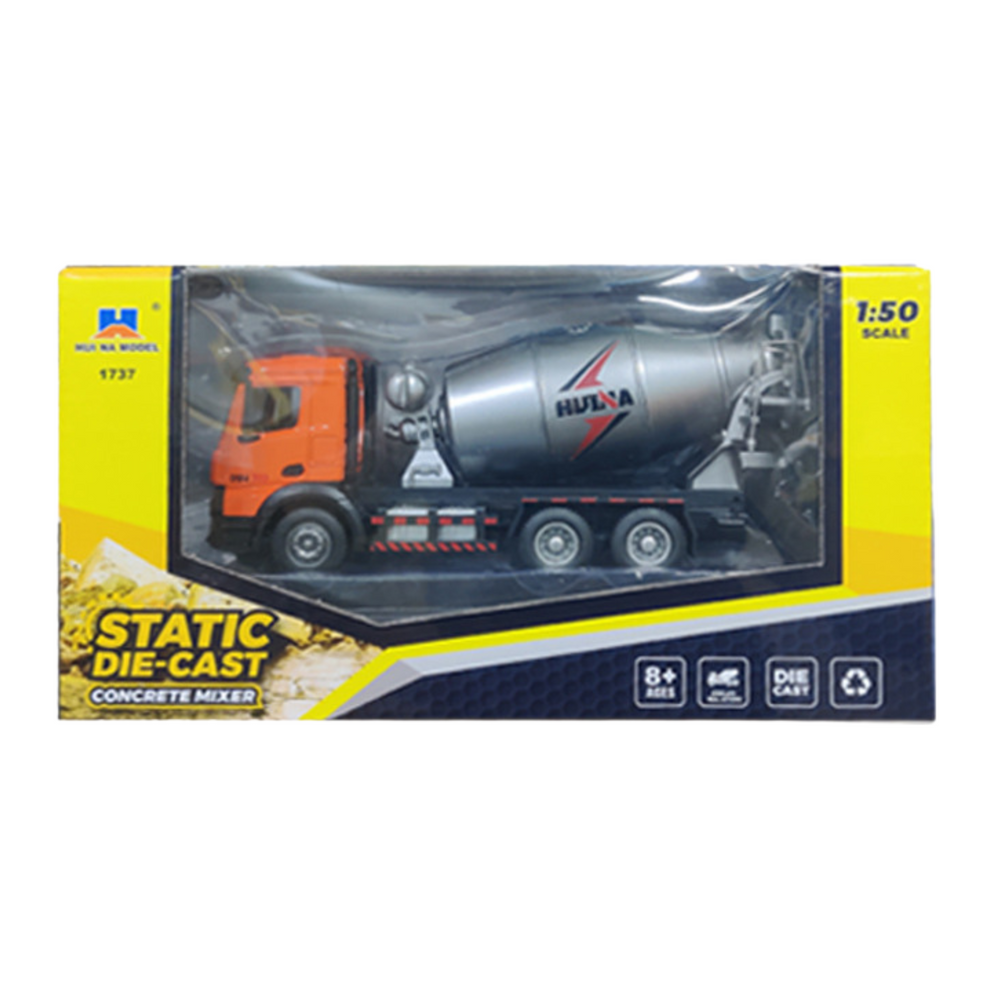 Žaislinė statybinė betono maišyklė 1:50, oranžinė