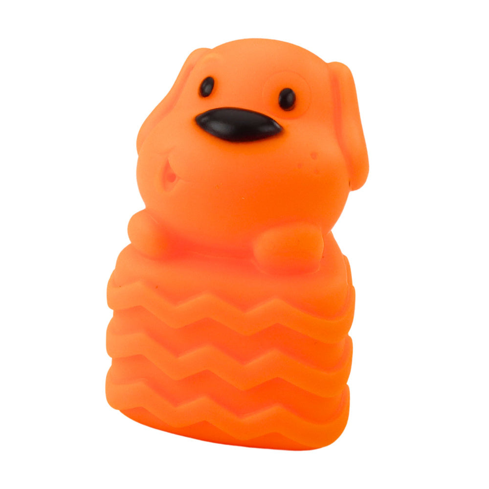 Sensorinių guminių žaislų rinkinys „Spalvingi gyvūnėliai“ 6 vnt.