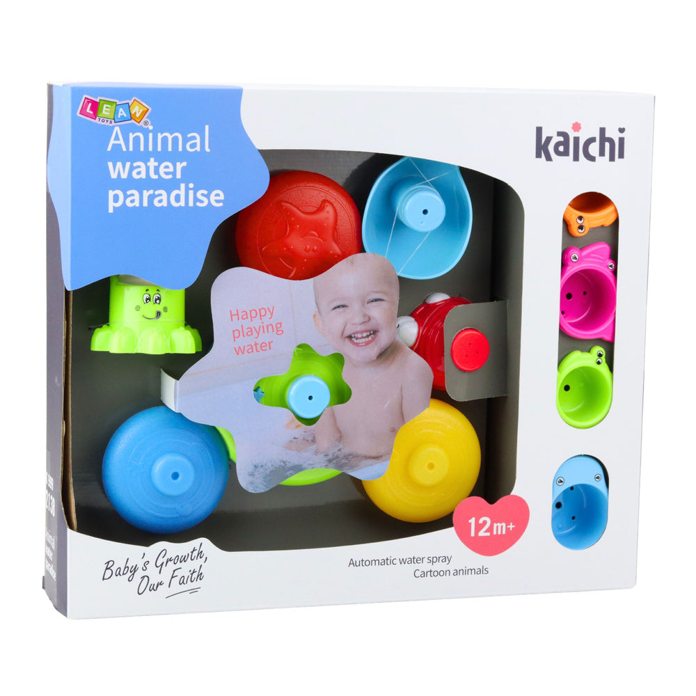 Interaktyvus vonios žaislų rinkinys „Gyvūnų fontanas“