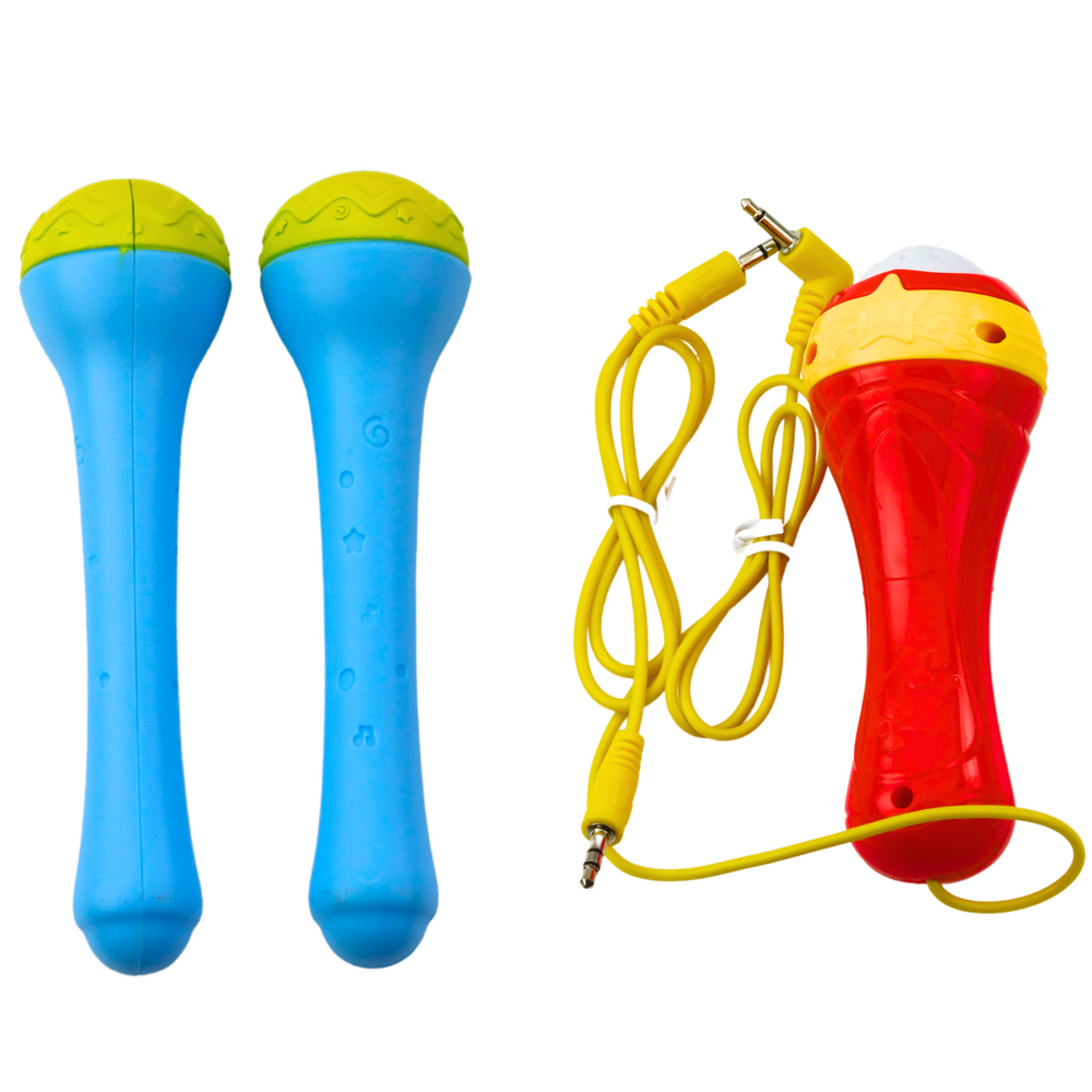 Interaktyvus muzikinis būgnas vaikams, mėlynas