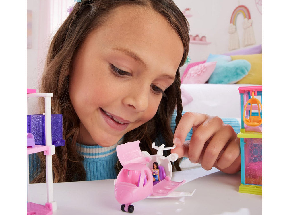 Mattel Mini Barbie Land Pilot Doll + Plane ZA6038 A