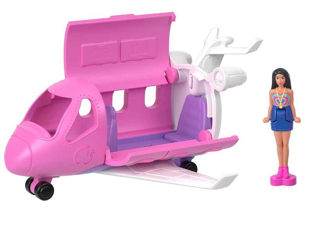 Mattel Mini Barbie Land Pilot Doll + Plane ZA6038 A