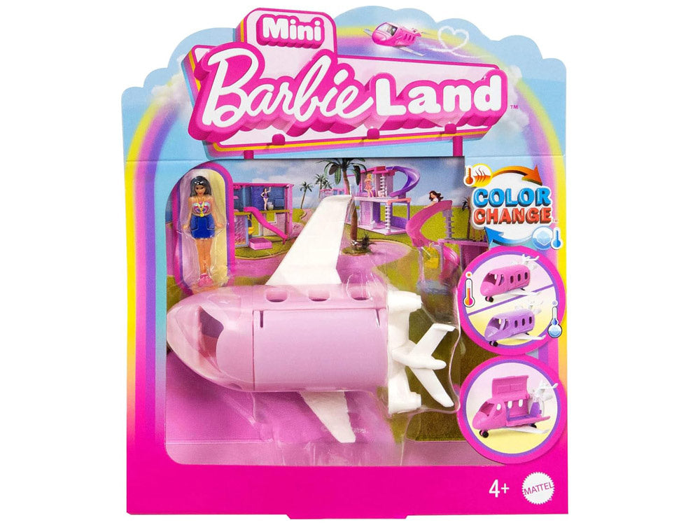Mattel Mini Barbie Land Pilot Doll + Plane ZA6038 A