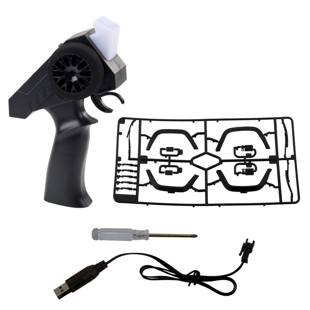 Nuotoliniu būdu valdomas automobilis Terrain Car MN78 4x4, mėlynas