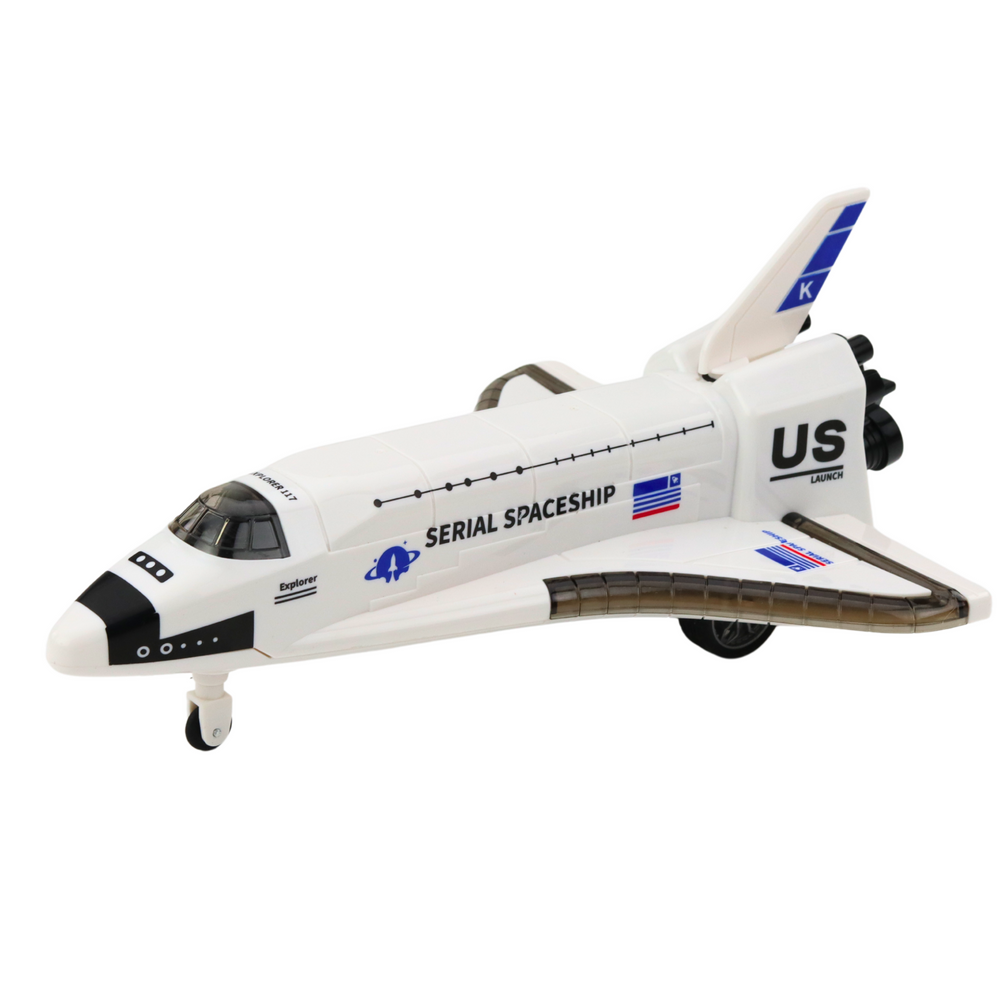 Nuotoliniu būdu valdomas kosminis erdvėlaivis su dūmų efektais