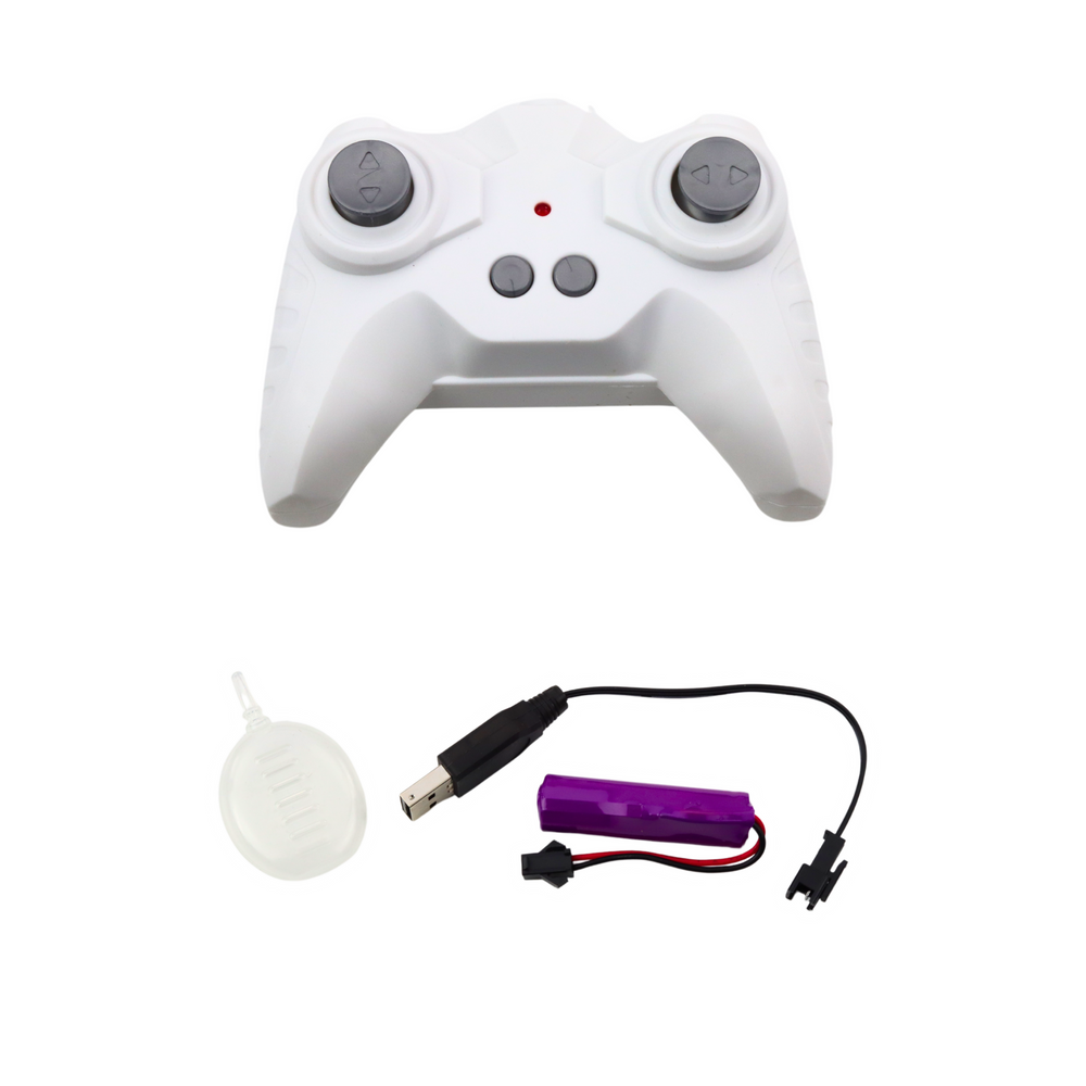 Nuotoliniu būdu valdomas kosminis erdvėlaivis su dūmų efektais