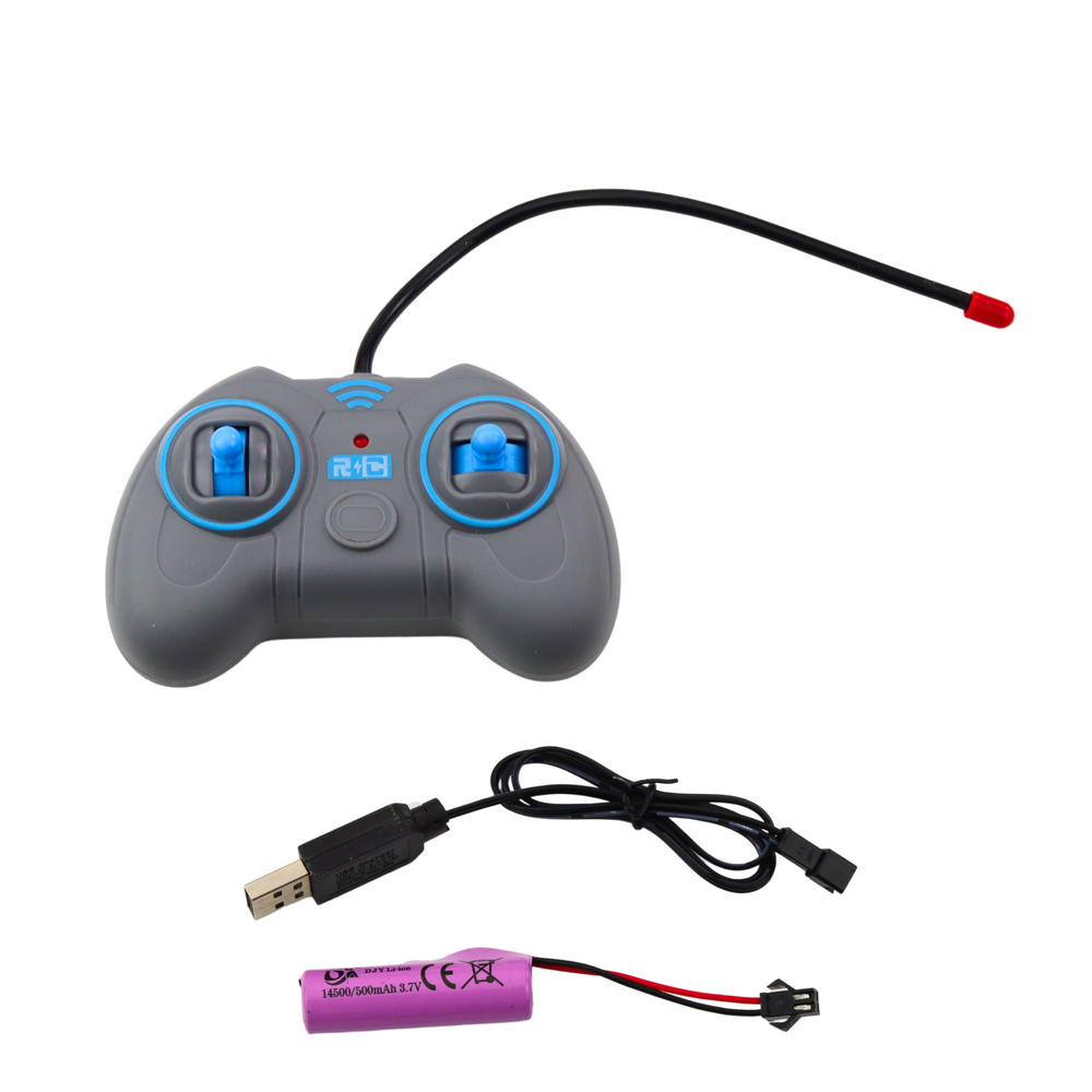 Nuotoliniu būdu valdomas policijos troleibusas 1:32, mėlynas