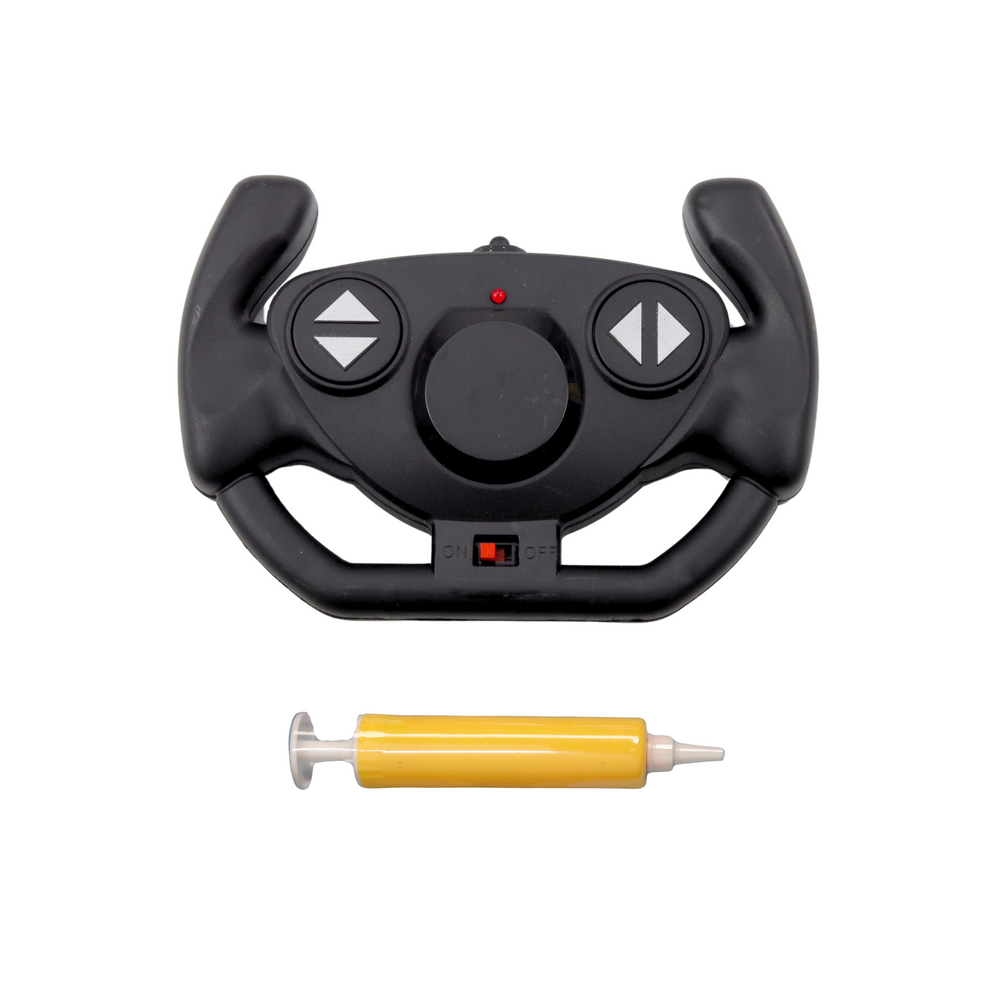 Nuotoliniu būdu valdoma pripučiama jachta su pripučiamu korpusu