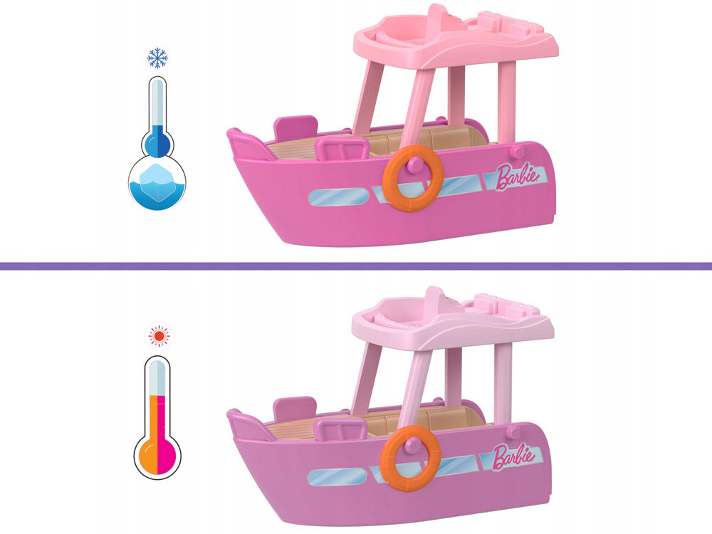 Mattel Mini Barbie Land Vacation Doll + Yacht with Slide ZA6038 B