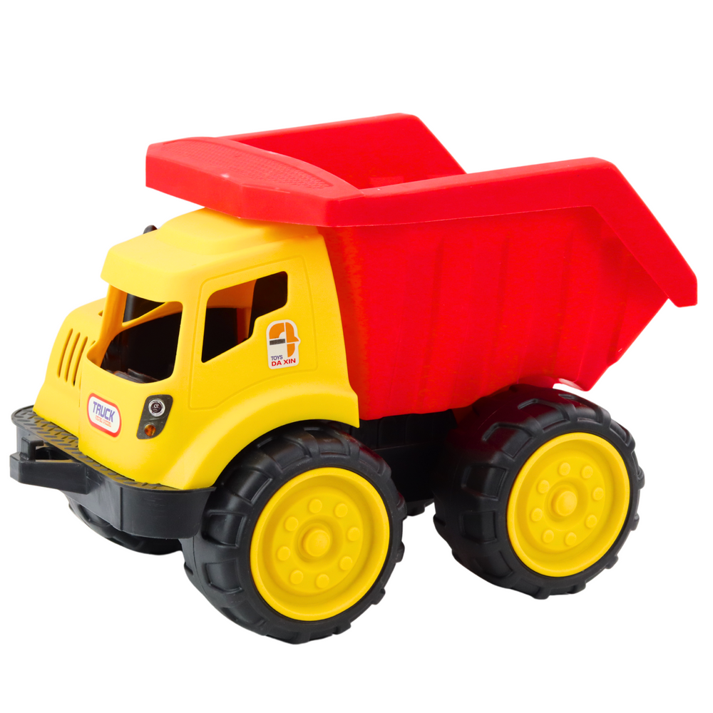 Didelis smėlio savivartis vaikams, geltonas