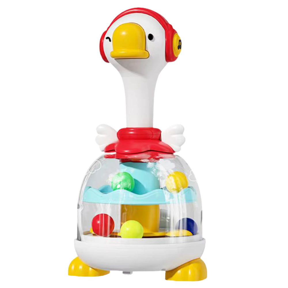 Žaislinis suktukas su kamuoliukais garso ir šviesos efektais “Žąsis”