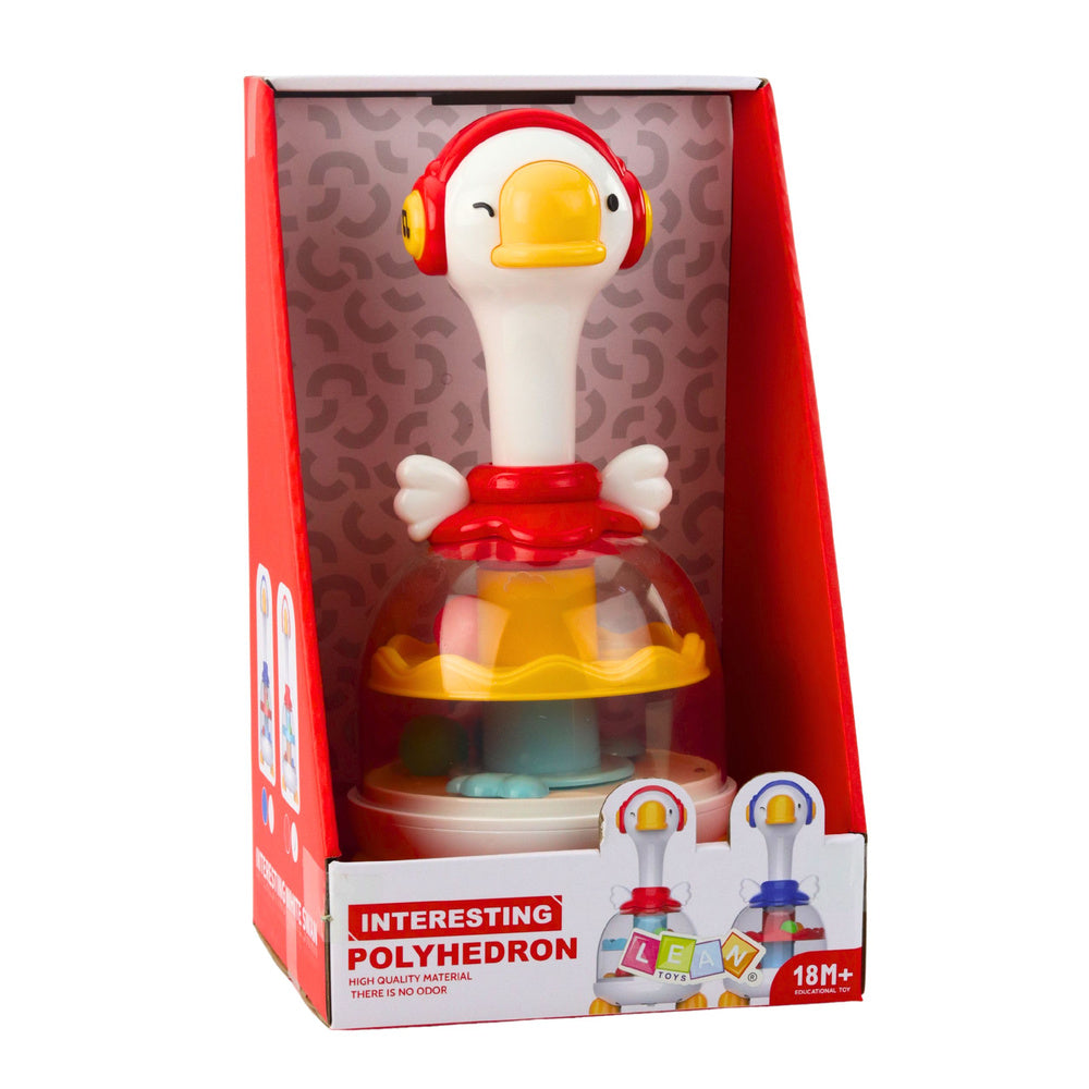 Žaislinis suktukas su kamuoliukais garso ir šviesos efektais “Žąsis”