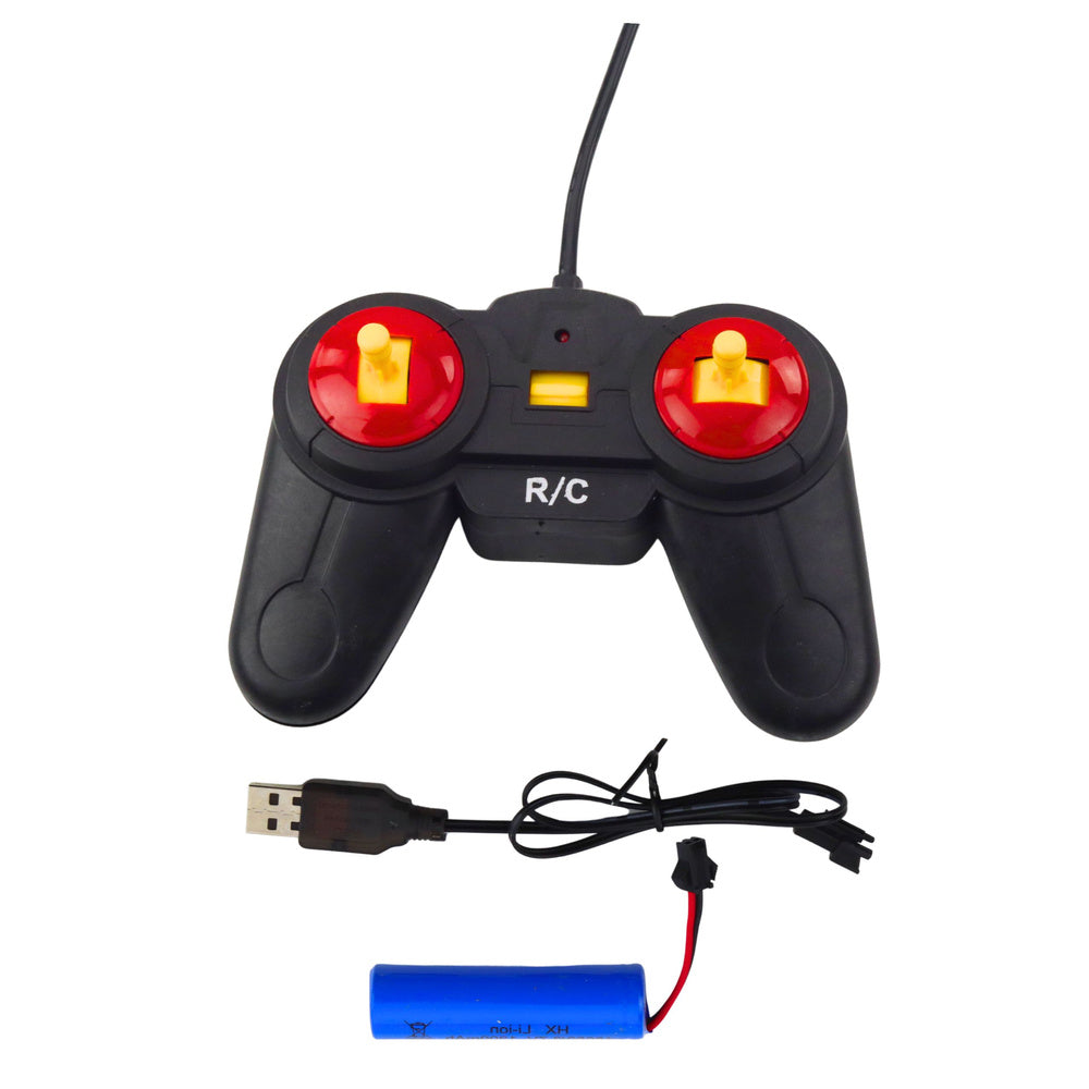 Nuotoliniu būdu valdomas policijos visureigis 1:12, baltas