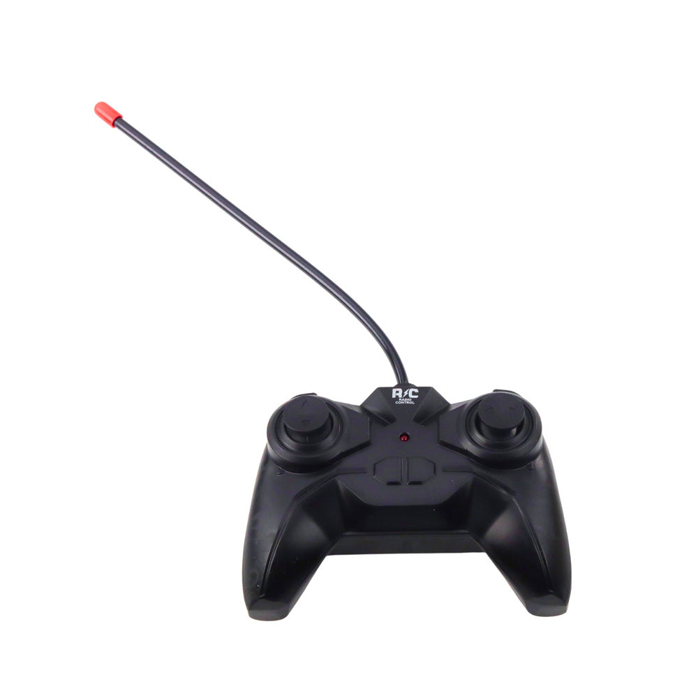 Nuotoliniu būdu valdomas lenktyninis automobilis su šviečiančiu kėbulu