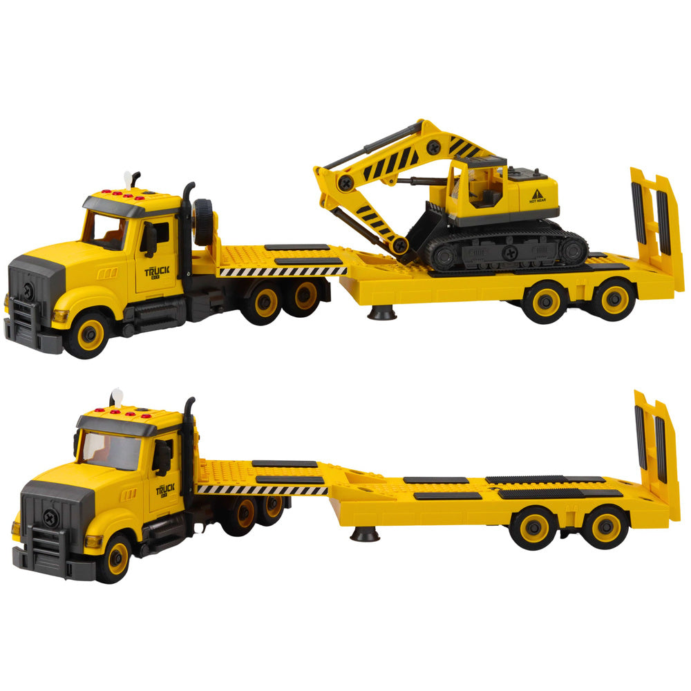Vilkiko ir vikšrinio ekskavatoriaus rinkinys su garso ir šviesos efektais