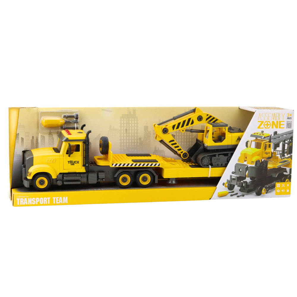 Vilkiko ir vikšrinio ekskavatoriaus rinkinys su garso ir šviesos efektais