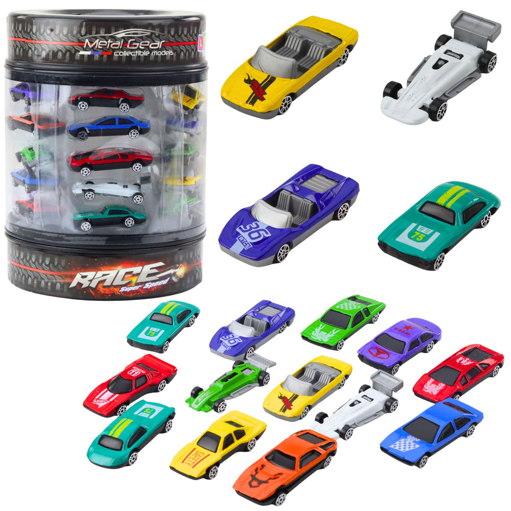 Klasikinių sportinių automobilių rinkinys vaikams 25 vnt.