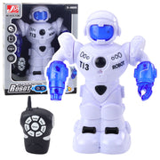 Nuotoliniu būdu valdomas robotas, baltas