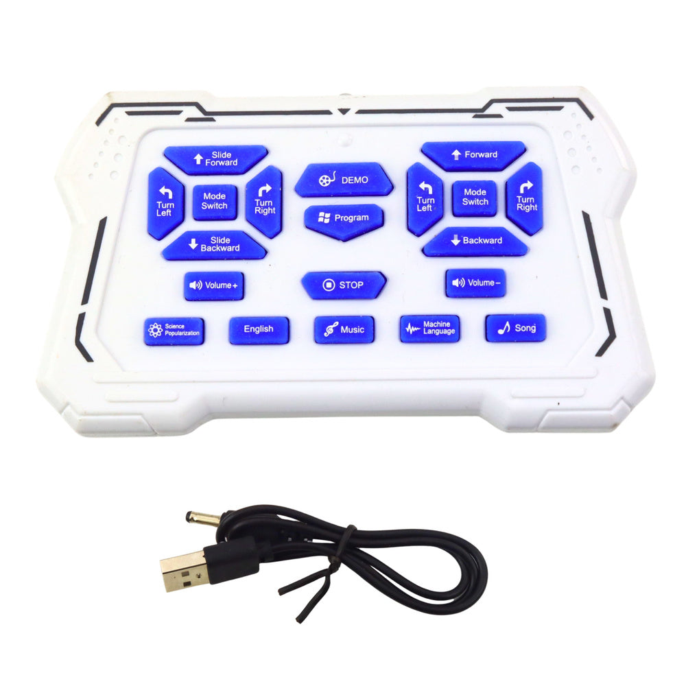 Nuotoliniu būdu valdomas tiranozauras Rex, baltas