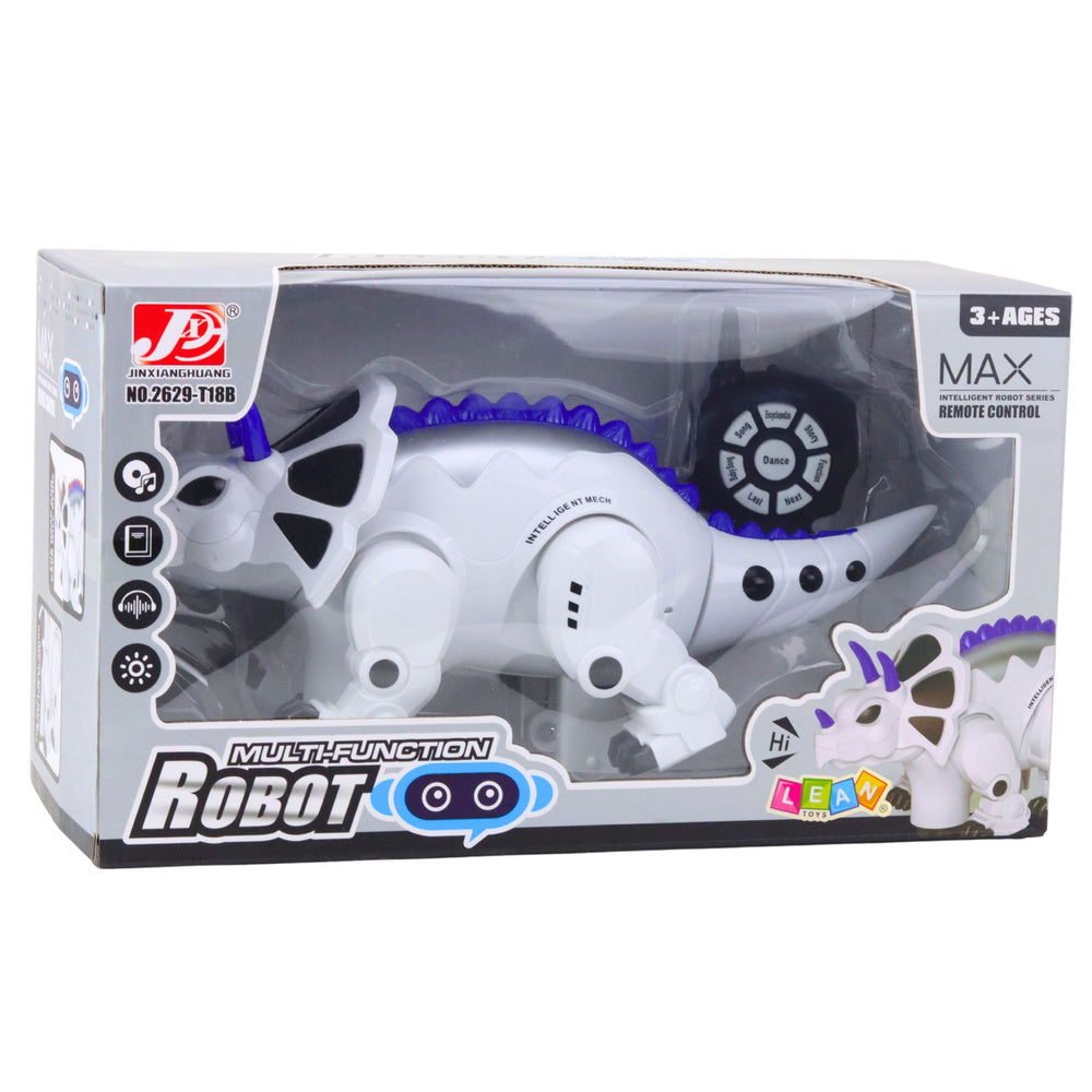 Nuotoliniu būdu valdomas dinozauro robotas “Triceratopas”