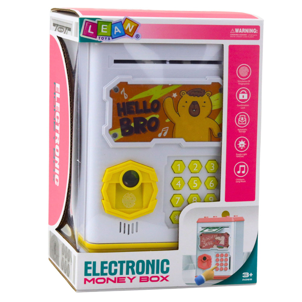 Elektroninė taupyklė - seifas ATM su kapibaros motyvu