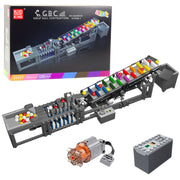 Statybinis konstruktorius vaikams „Ball Track“ su elektros varikliu, 1281 el.