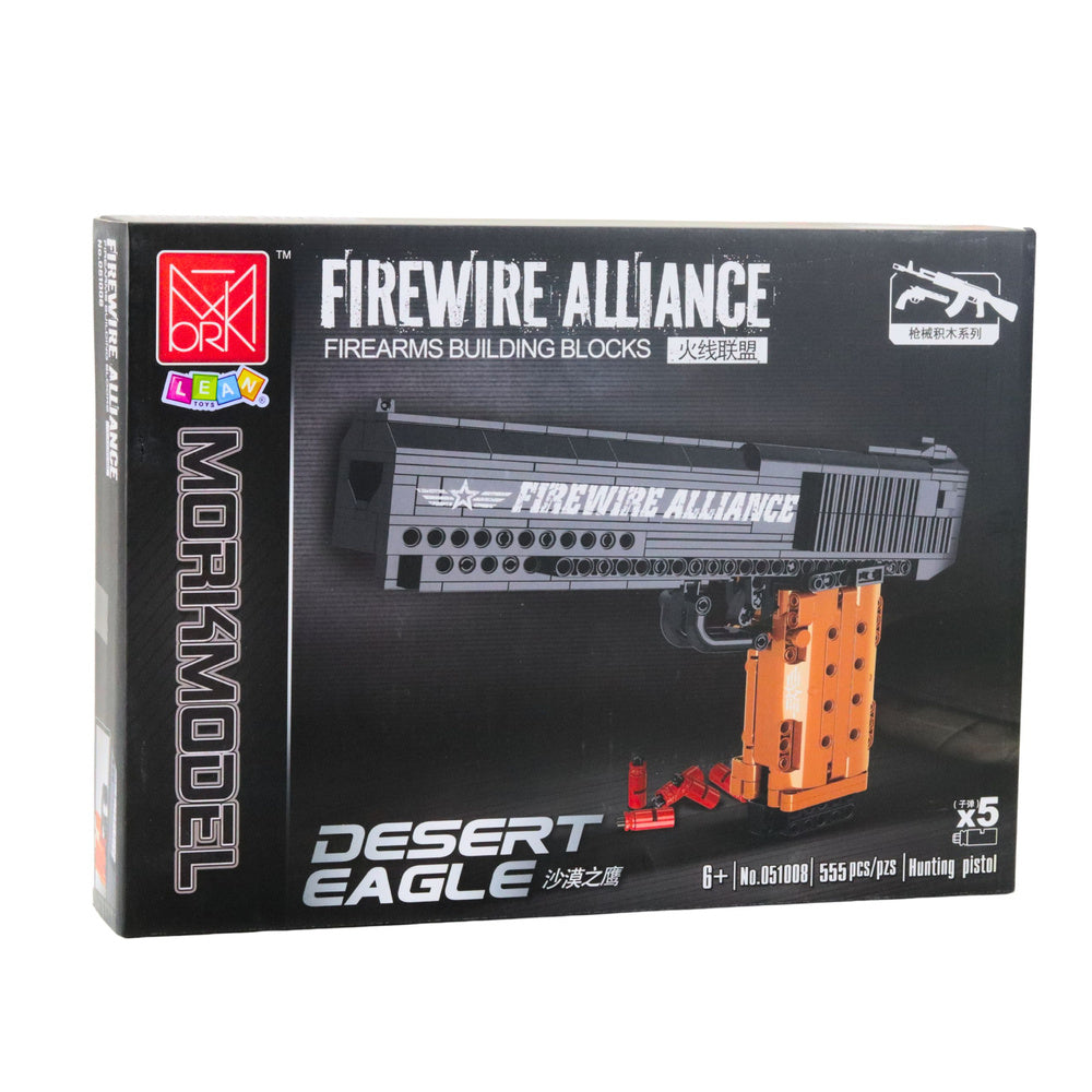 Pistoleto konstruktorius vaikams, su šaudymo funkcija 555 el.