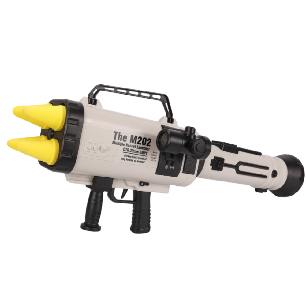 Didelis raketų paleidimo M202 ginklas vaikams su taikiniu 68 cm