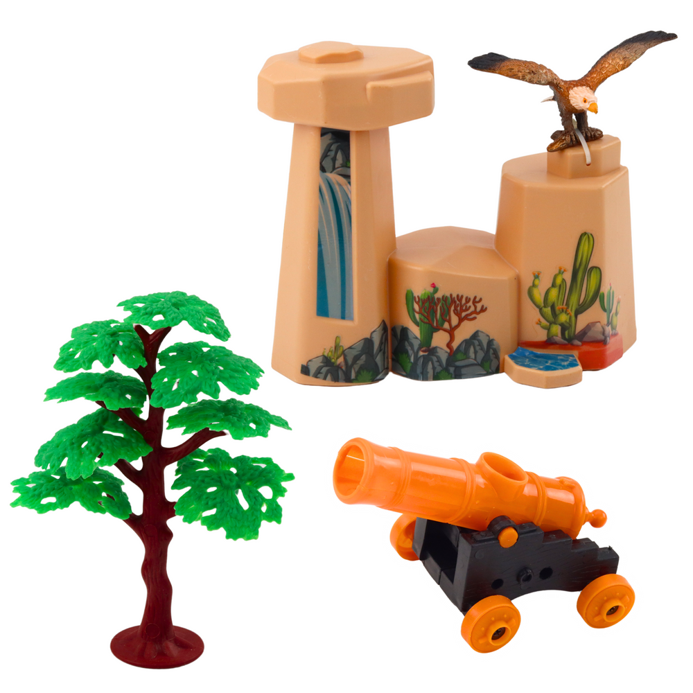 Laukinių vakarų figūrėlių rinkinys vaikams