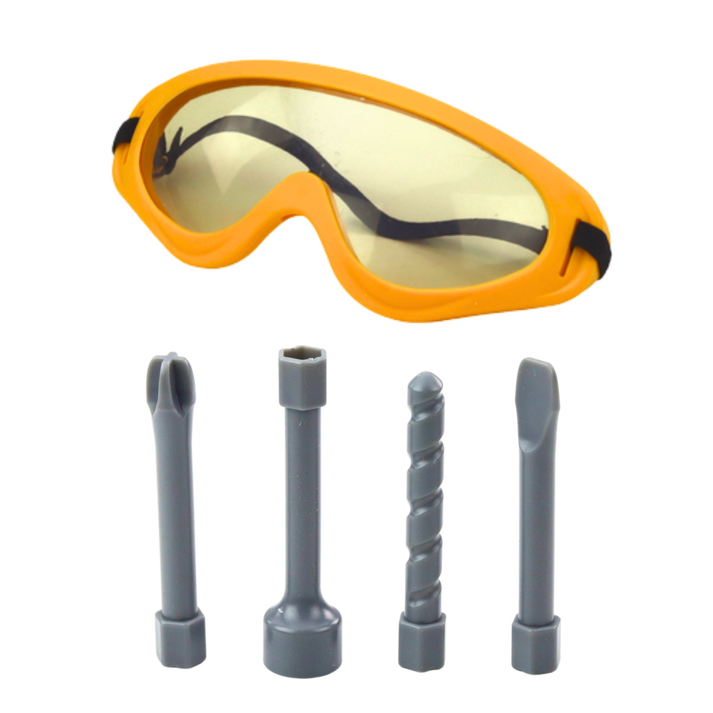 Vaikiškas interaktyvus grąžtas su 4 keičiamais antgaliais