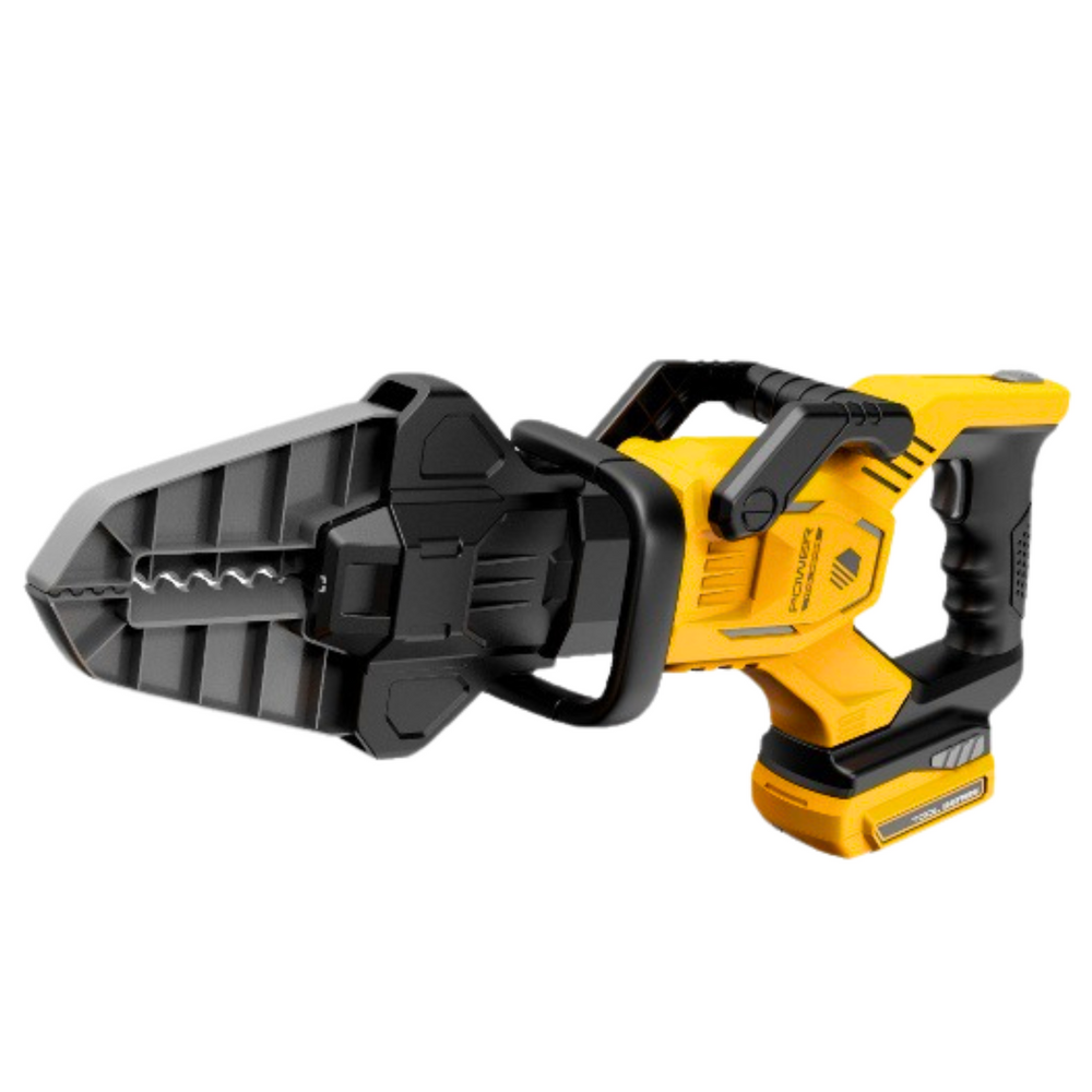 Elektrinės pneumatinės žirklės vaikams, geltonos