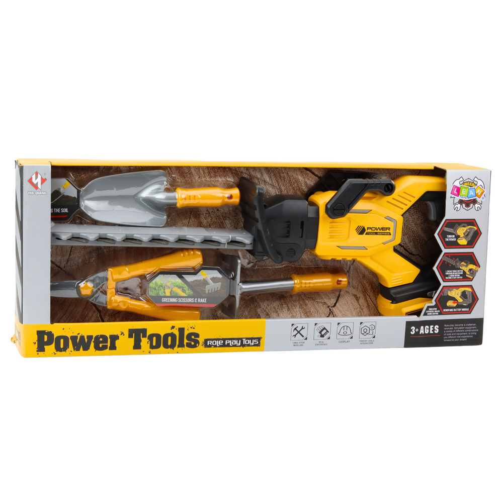 Žaislinės elektrinės genėjimo žirklės su priedais